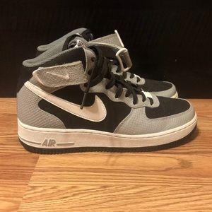 Nike Air Force 1 mid grey/black size 8 men’s